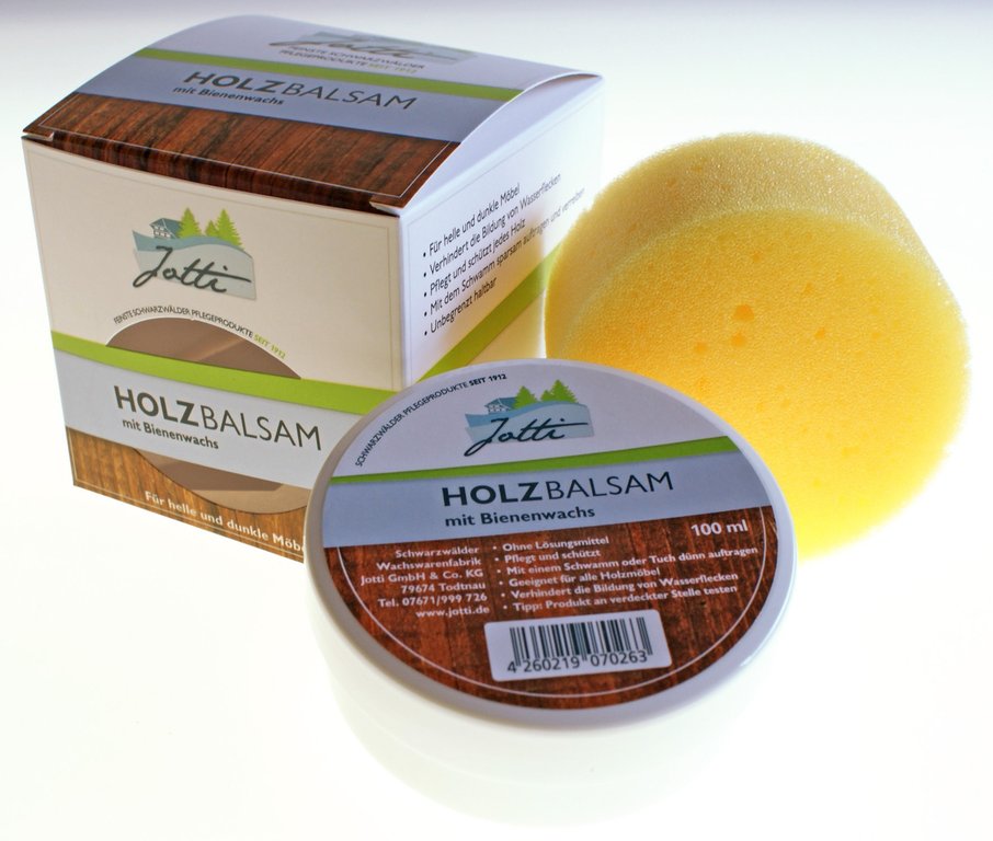Holzbalsam mit Bienenwachs für Holz 100ml